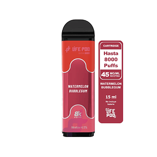 Life Pod Cartridge Watermelon Bubblegum 8000 Puff