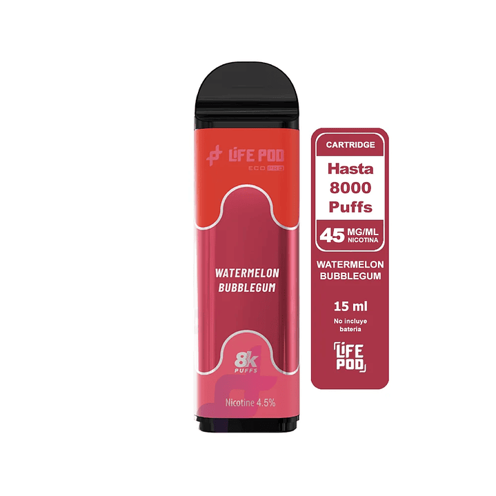Life Pod Cartridge Watermelon Bubblegum 8000 Puff 1