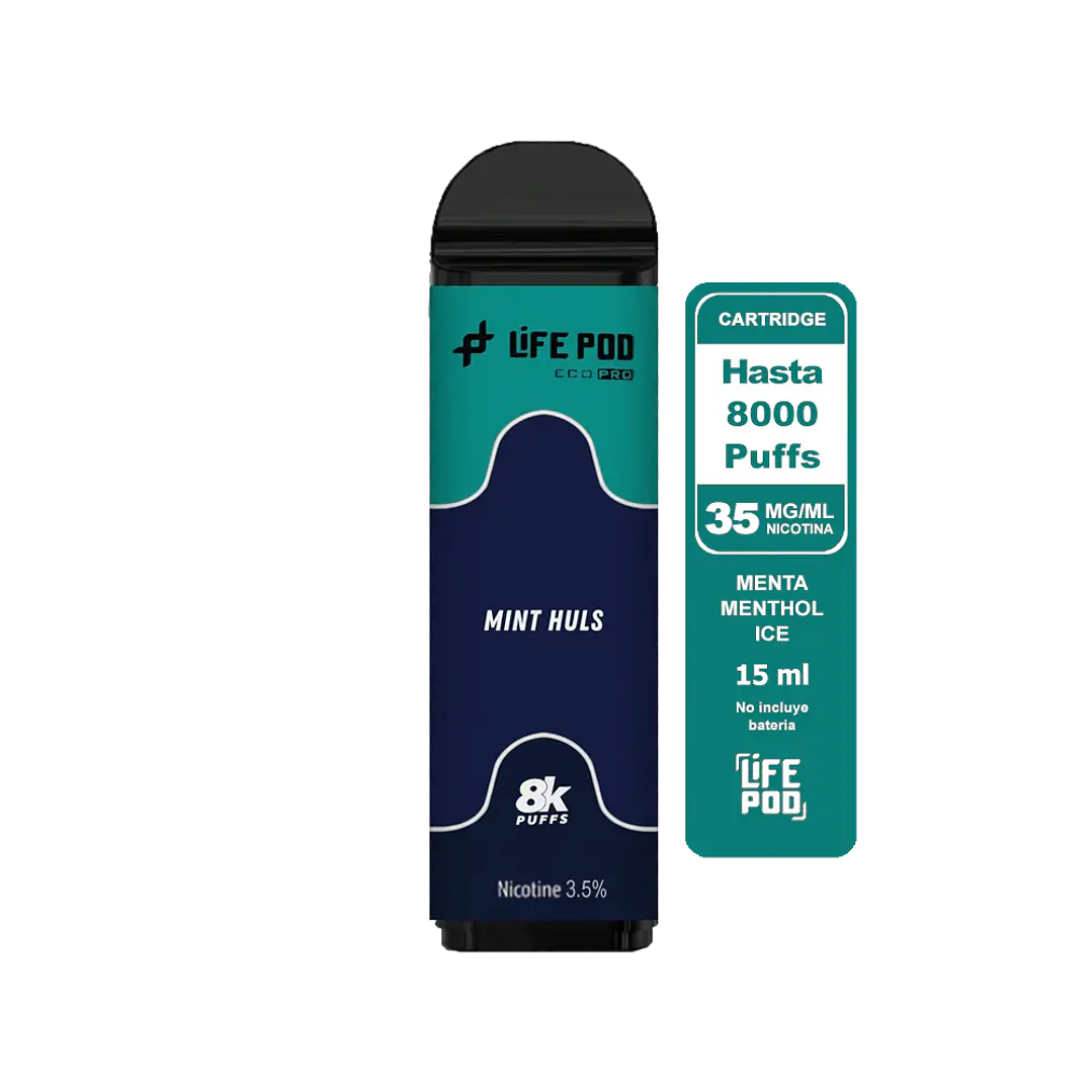 Life Pod Cartridge Mint Huls 8000 Puff 1