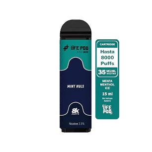 Life Pod Cartridge Mint Huls 8000 Puff