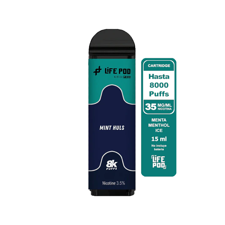 Life Pod Cartridge Mint Huls 8000 Puff 1