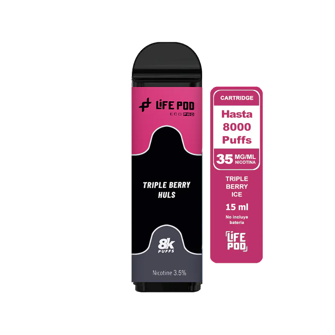 Life Pod Cartridge Triple Berry Huls 8000 Puff 1