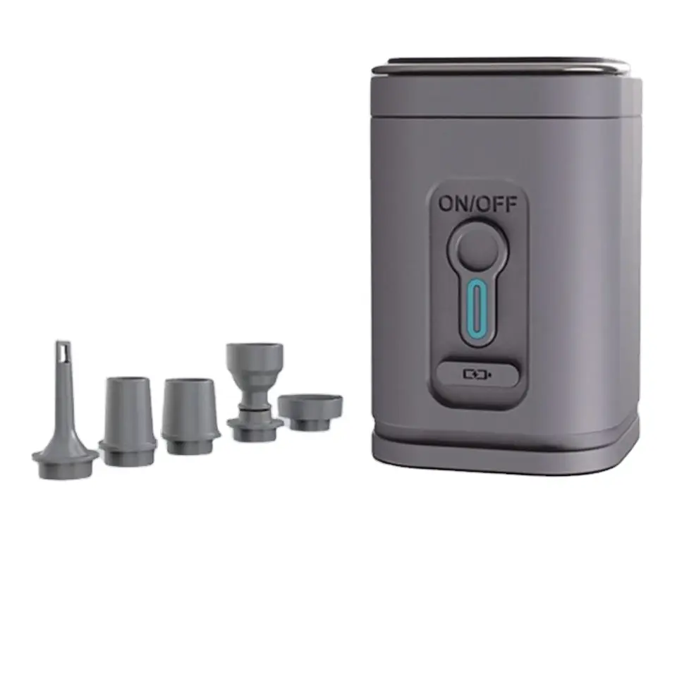 Inflador Eléctrico Portátil Recargable Linterna Camping 1