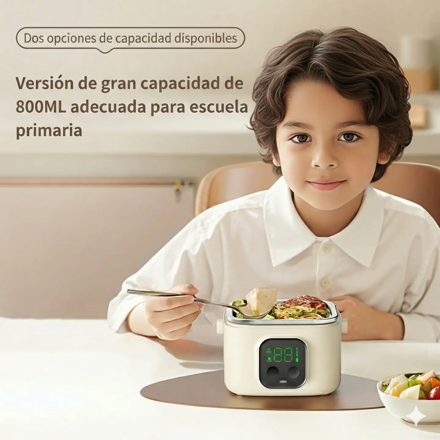 Lonchera Eléctrica Bebé 500ml Sin BPA Calienta Alimentos 3