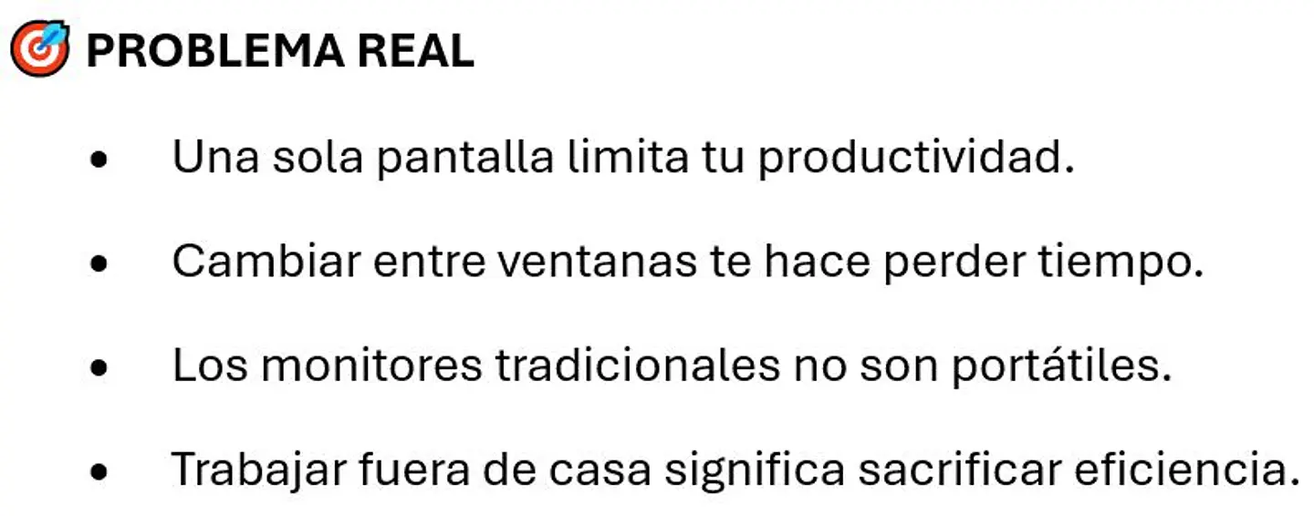 Monitor Portátil Doble Plegable 14'' Full HD Horizontal 7