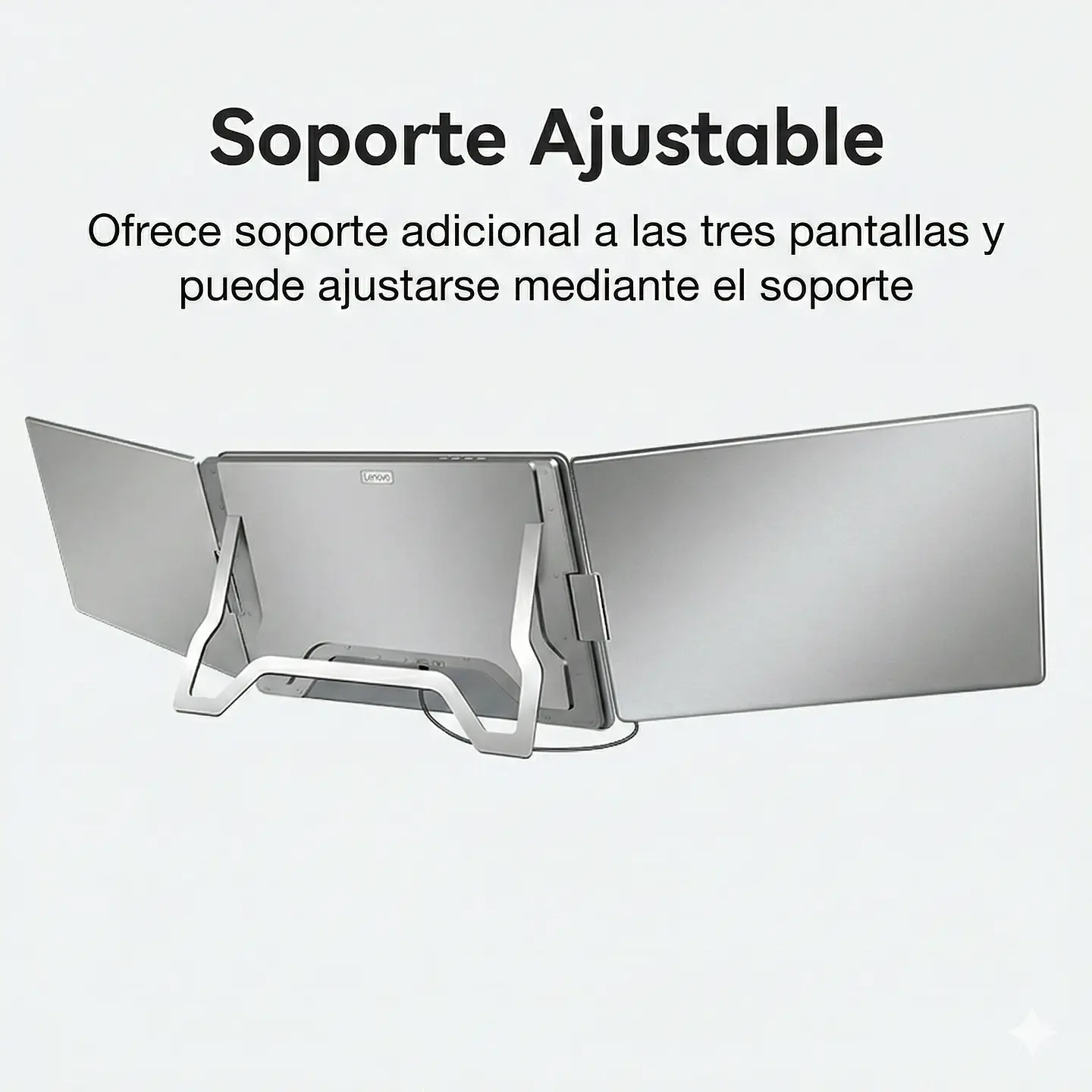 Monitor Portátil Doble Plegable 14'' Full HD Horizontal 4