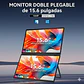 Monitor Portátil Doble Plegable 15.6'' Full HD Vertical - Miniatura 2