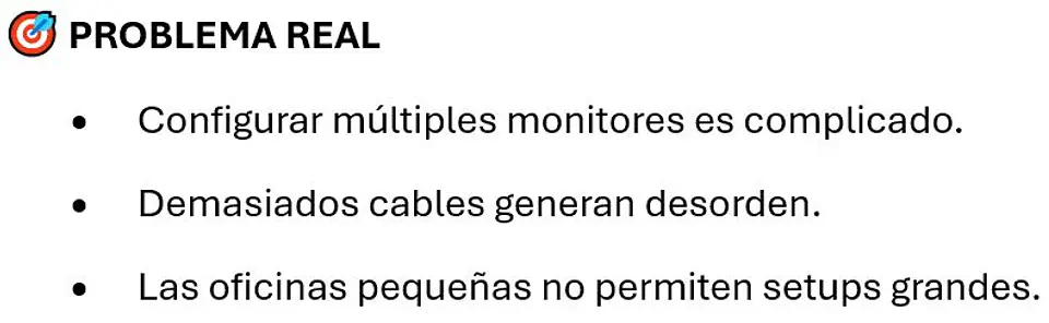 Monitor Portátil Triple Plegable 14'' Full HD 6