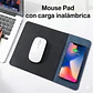 Mouse Pad Cargador Inalámbrico 15W Rápido Cuero 2 en 1 - Miniatura 2