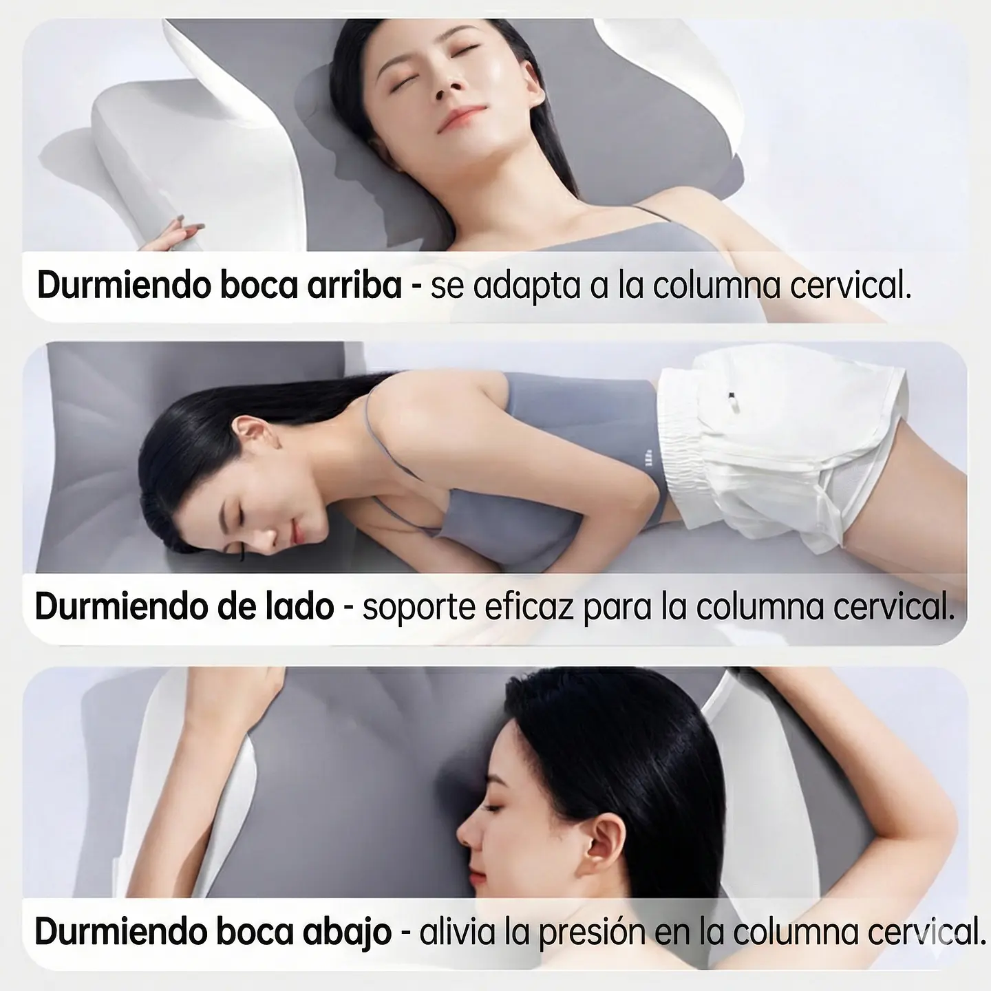 Almohada Viscoelástica con Altavoz Ruido Blanco para Dormir 3