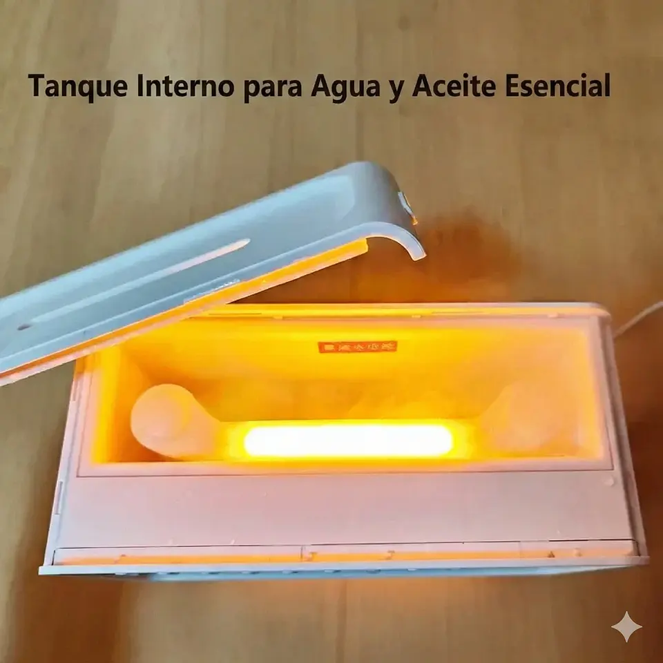 Parlante Bluetooth 4 en 1 Lámpara, Ruido Blanco, Difusor Aroma 3