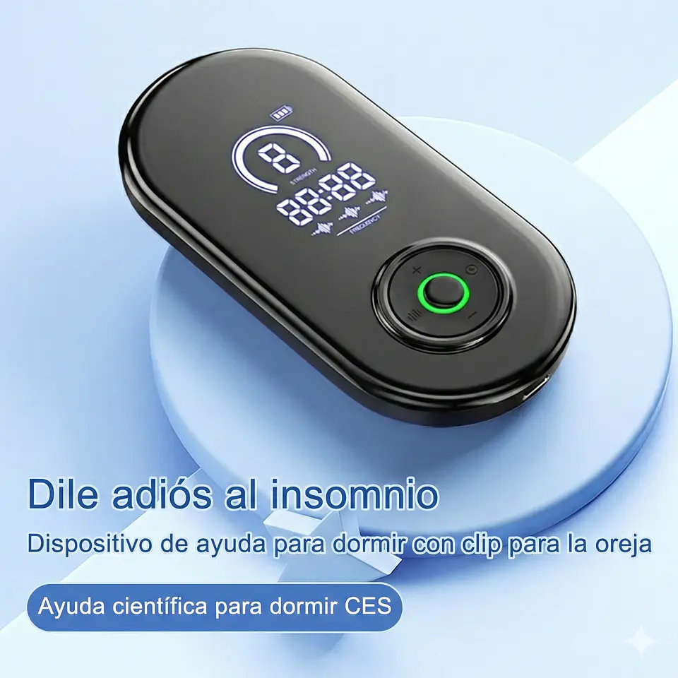 Dispositivo Anti Insomnio Clip Oreja Ayudar a Dormir CES 2