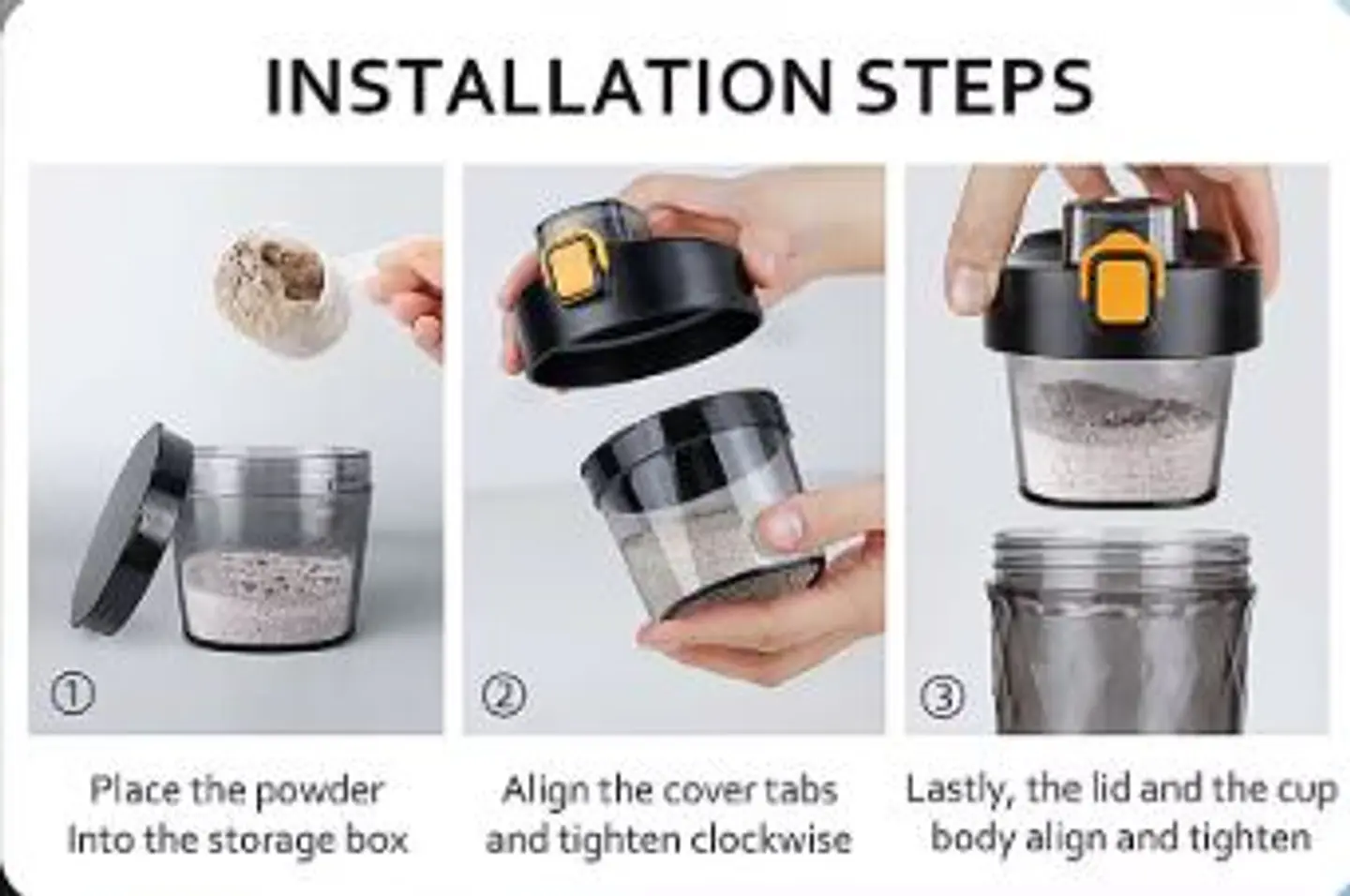 Shaker Eléctrico Proteína 650ml Recargable USB Gimnasio 6