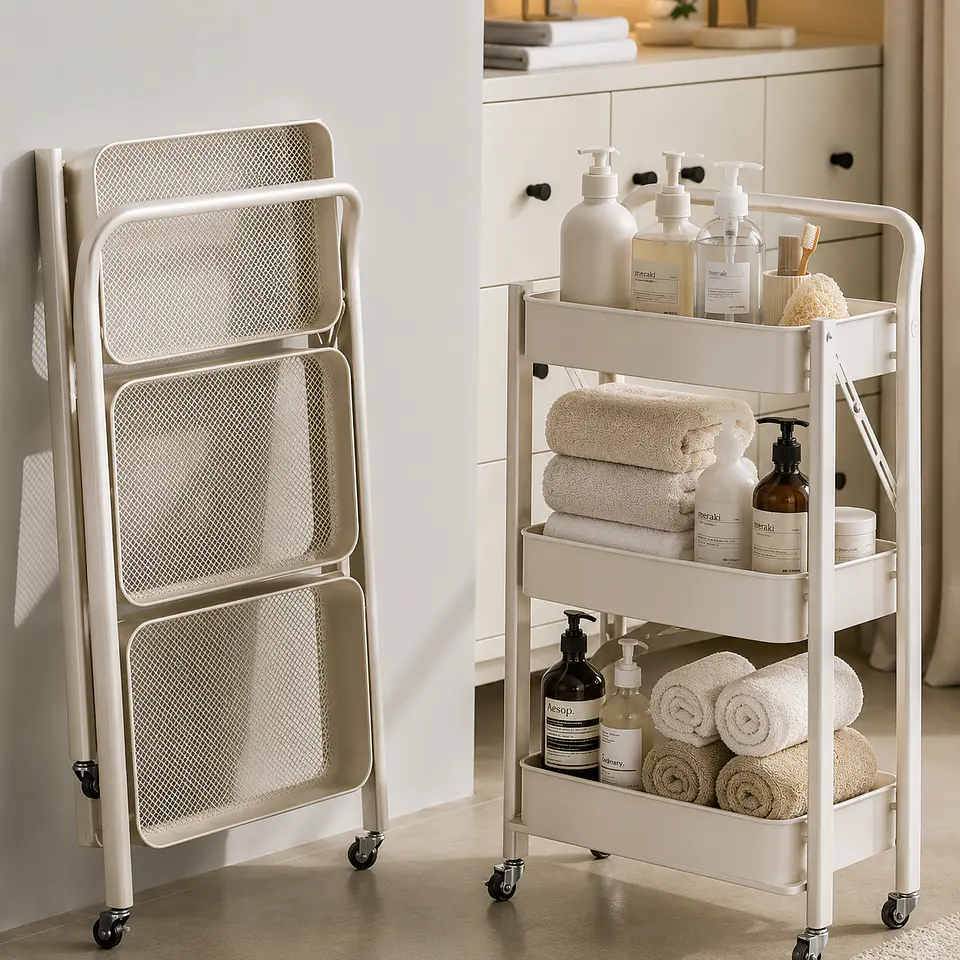 Organizador Plegable 3 Pisos Estante Portátil Rack 3