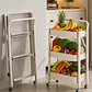 Organizador Plegable 3 Pisos Estante Portátil Rack - Miniatura 2
