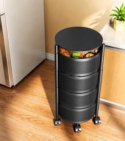 Estante Organizador Cocina Frutas Verduras 4 Pisos