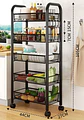 Organizador de Cocina Multifuncional con Ruedas 5 Niveles - Miniatura 5