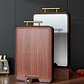 Tabla Cocina Picar Doble Madera Acero Inoxidable Afilador - Miniatura 1