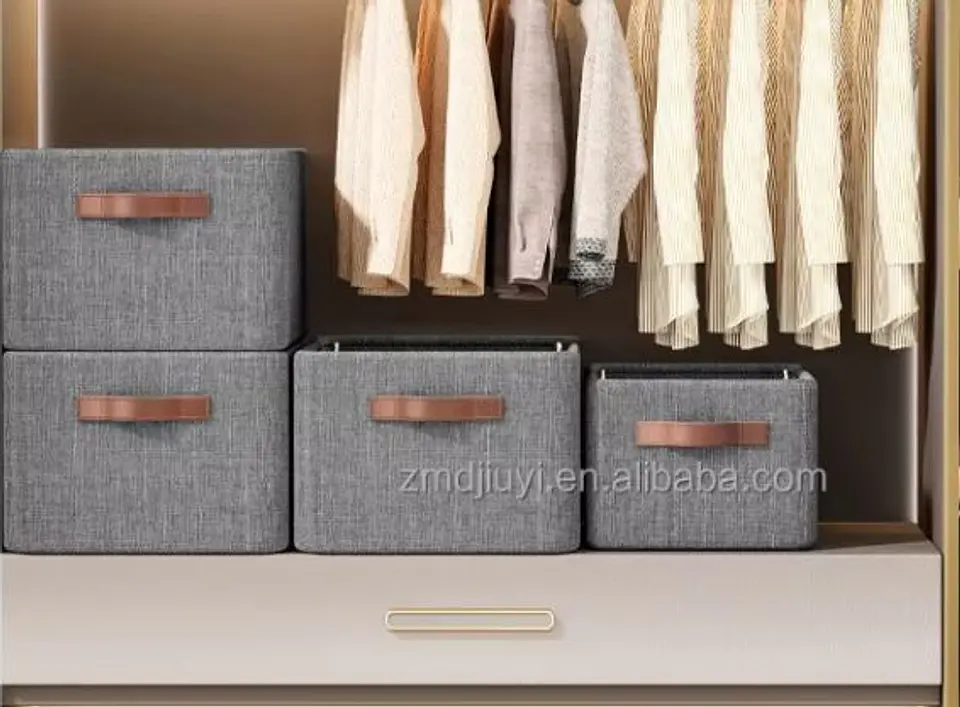 Set Pack x3 Cajas Organizadoras Closet Plegable Ropa Mantas 2
