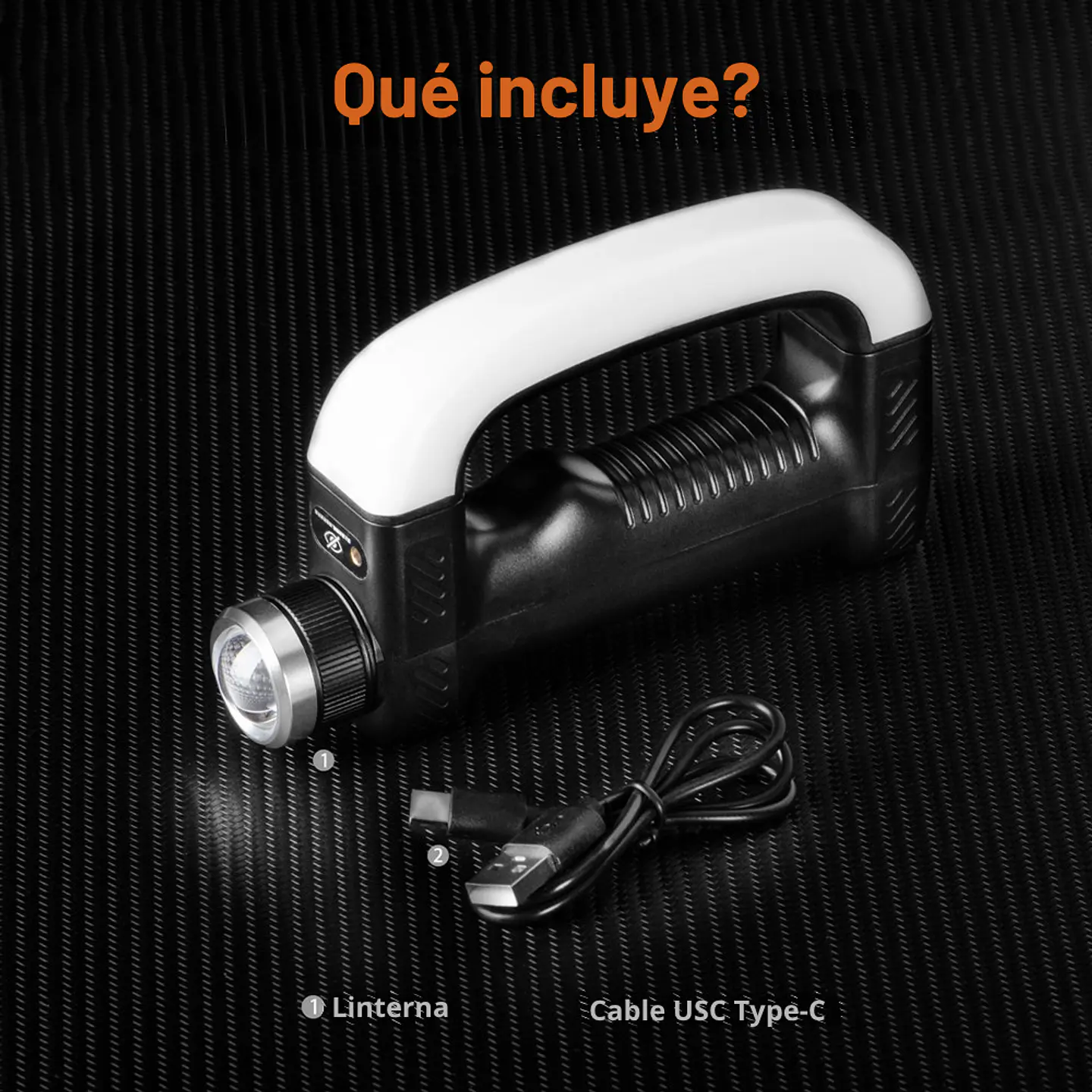 Linterna LED Magnetica Trabajo Puntero Recargable Outdoor 9