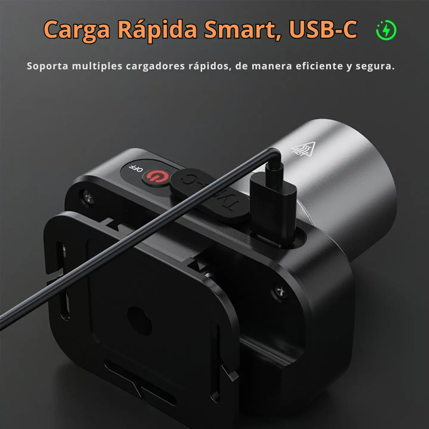 Linterna LED Recargable Alto Alcance Impermeable Outdoor 5