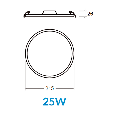 Flat Deco 25W LED