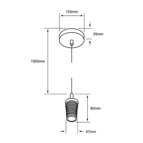 Socket Colgante Decorativo, Cubierta Color Oro, Base E27, Cable 1.5 m