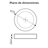 DL252 Surface Redondo 12w