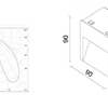 WALKLIGHT 3W 3000K 127-277V GRIS OBS