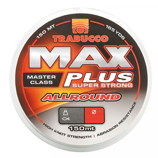 Monofilamento MAX PLUS ALLROUND - 0,12MM - 150MTS - 1,5KG