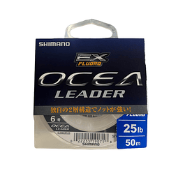 SHIMANO OCEAN LEADER FLUOR 50M 0 .406MM 25LB