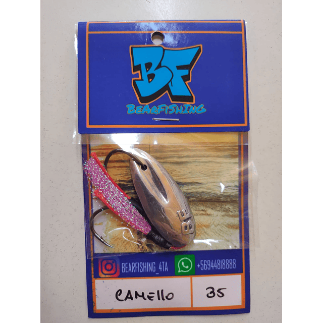 Chispa CAMELLO Bearfishing  35g Cromo