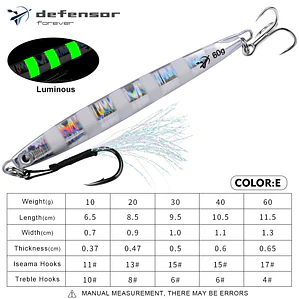 JIG DE PESCA 30g PLATABLANCO