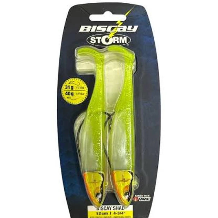Storm Biscay Shad 12cm 40g (2und) AMARILLO 1