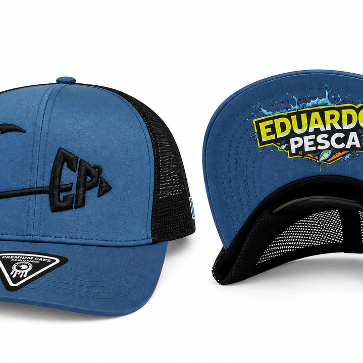 GORRA EDUARDO PESCA AZUL 1