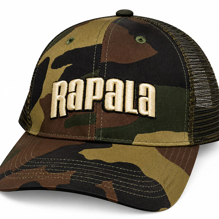 GORRA RAPALA CAMUFLAJE MALLA 2