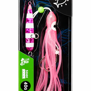 CHISPA CON PULPO 56mm 40g ROSA