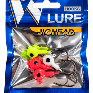JIGHEAD REDONDO COLORES 10g 4pcs