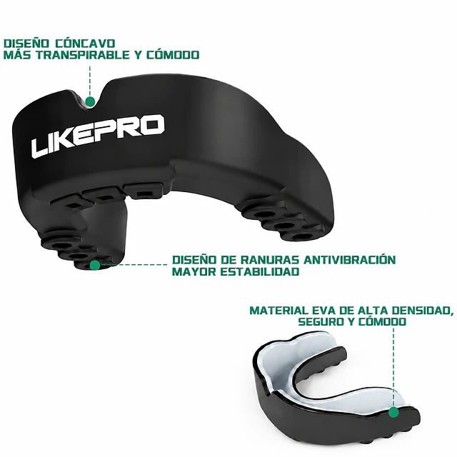 Protector Bucal para Rugby Modelo LIKEPRO modelo IMPACT  