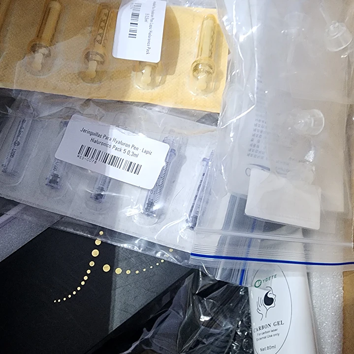 Pack Hyaluron Pen + 5 agujas 0.5 y 5 agujas 0.3 + aguja adaptador 0.5 y 0.3 1