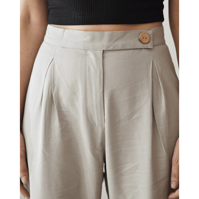 DISPONIBLE EN PRE ORDER - Pantalón Marsela Avena Lino