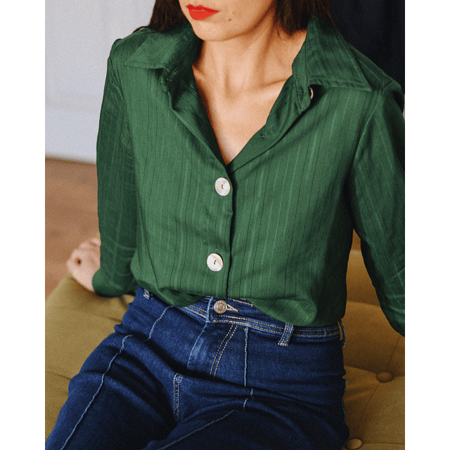 Camisa Adela Verde 