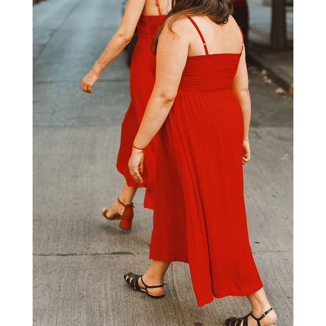 Vestido Leontina rojo