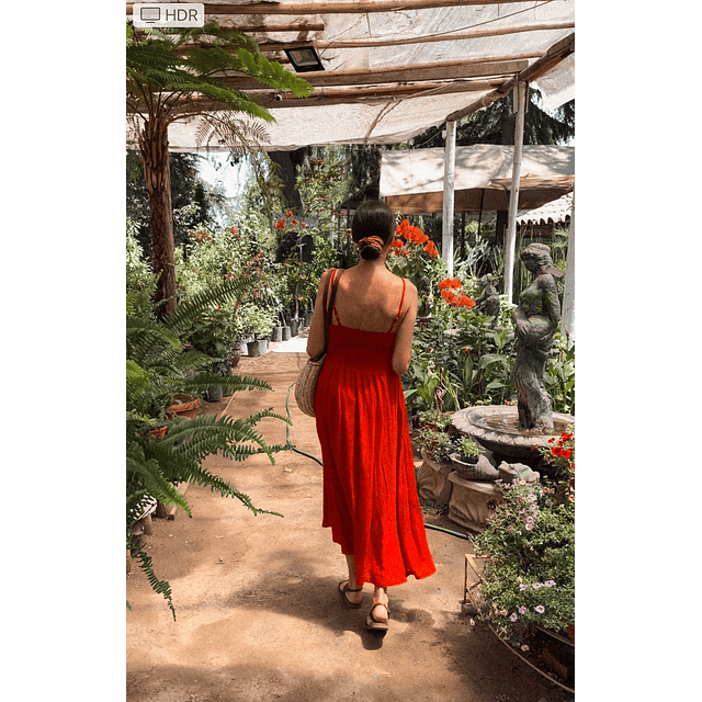 Vestido Leontina rojo