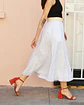 Falda Eve blanca lunares celestes  - Miniatura 2