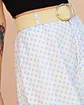 Falda Eve blanca lunares celestes  - Miniatura 3
