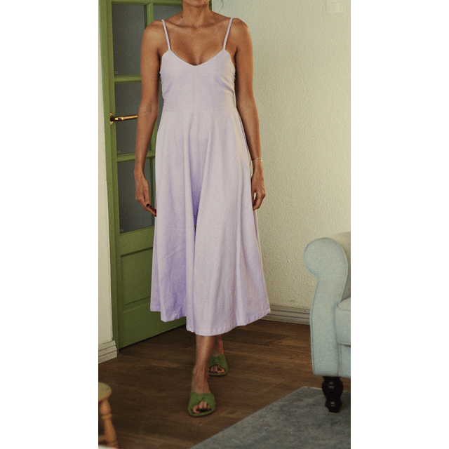Vestido Leontina lavanda