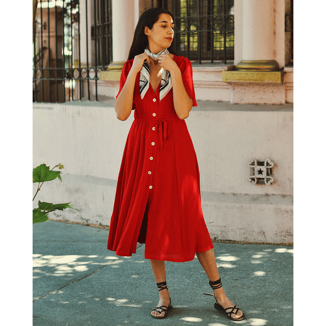 Vestido Nélida Rojo