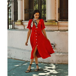 Vestido Nélida Rojo
