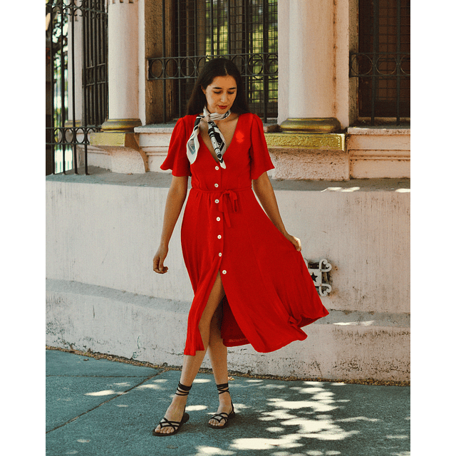 Vestido Nélida Rojo